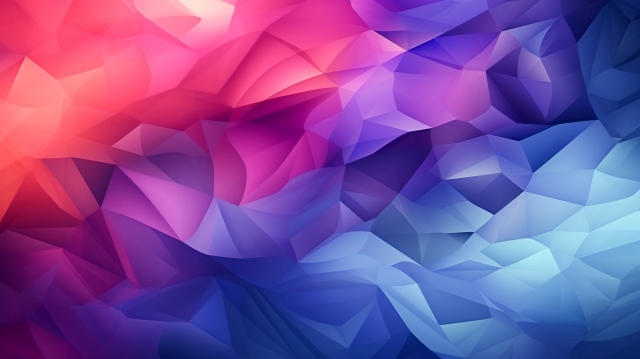 カラフルなポリゴン背景