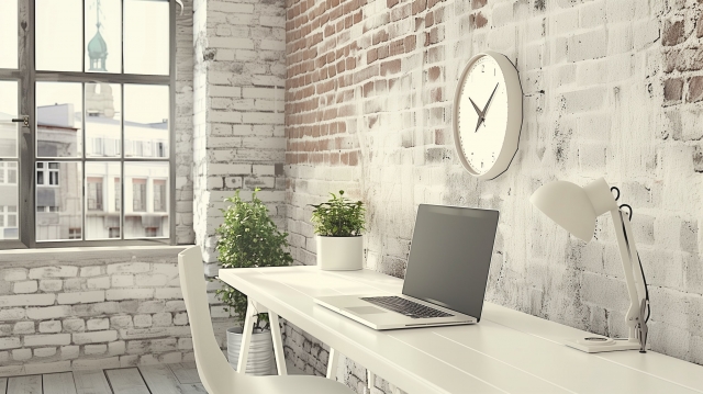 自宅のパソコンスペース