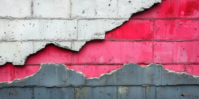 ペイントされた美しい壁