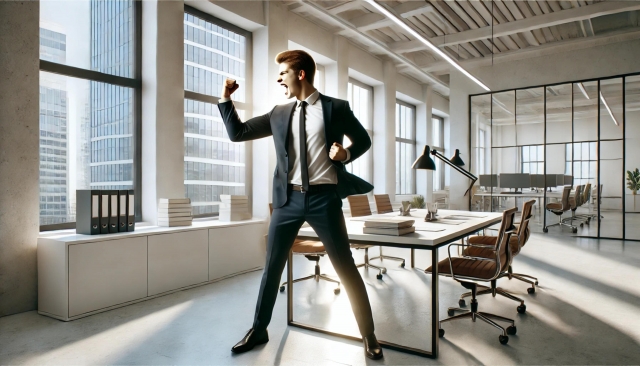 フレッシュな笑顔の新社会人