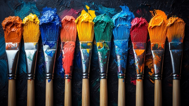 自由な心で描く絵画