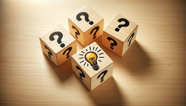 ひらめきと疑問のサイコロ
