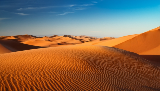 広大な砂漠