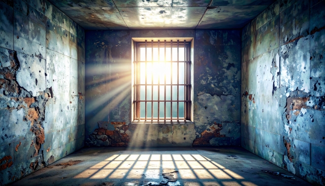 独房からの光