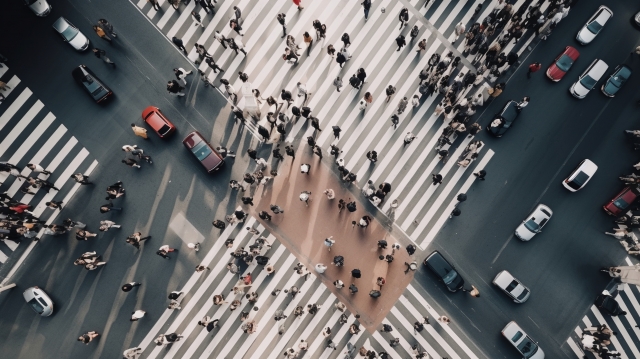 スクランブル交差点