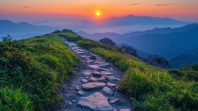 夢に向かって続く未来の道