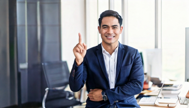 ビジネスカジュアルで働く上司