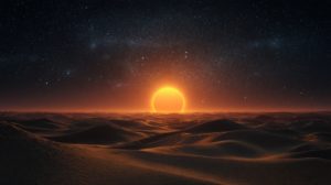 広がる満点の星空