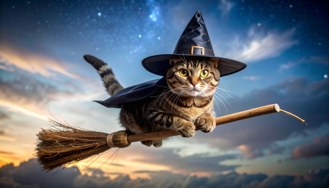 魔法使いの猫しゃん