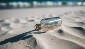 転がってるビン