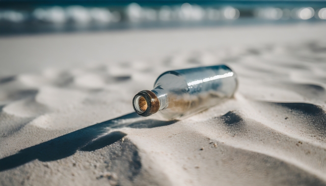 転がってるビン